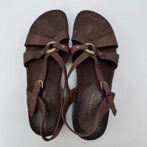 Canyon River Blues Brown Leather Comfort Sandals Women's Size 6.538‎